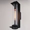 Vaxcel Brighton Light 18-in. H Black Contemporary In/Outdoor Wall Lantern Fixture with Cylinder T0712 - alternate 6